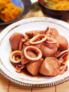 里芋とイカの煮物-レシピのメイン写真