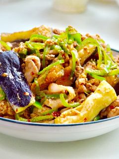 茄子と豚肉の甘辛炒め-レシピのメイン写真