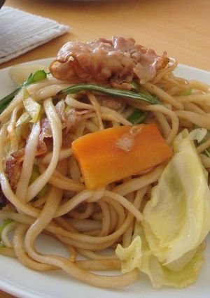 オーブンで焼きうどん-レシピのメイン写真