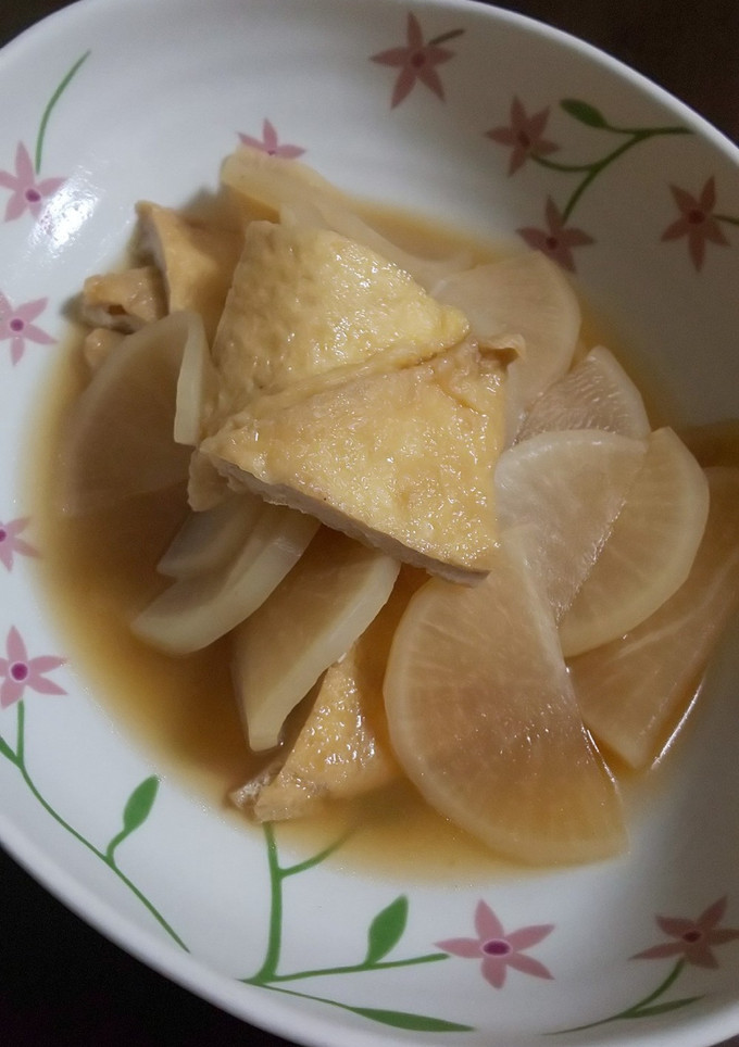 簡単！大根と油揚げの煮物-レシピのメイン写真