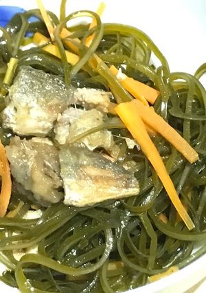 切り昆布と小アジの煮物-レシピのメイン写真