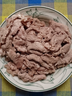 安い薄切り牛肉を柔らかくする方法-レシピのメイン写真