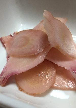 新生姜の梅酢漬け-レシピのメイン写真