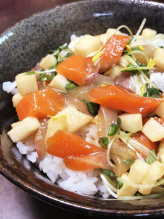 超絶簡単 ネバシャキ海鮮丼♡-レシピのメイン写真