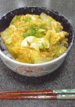 チョイ辛ツナキャベ丼-レシピのメイン写真