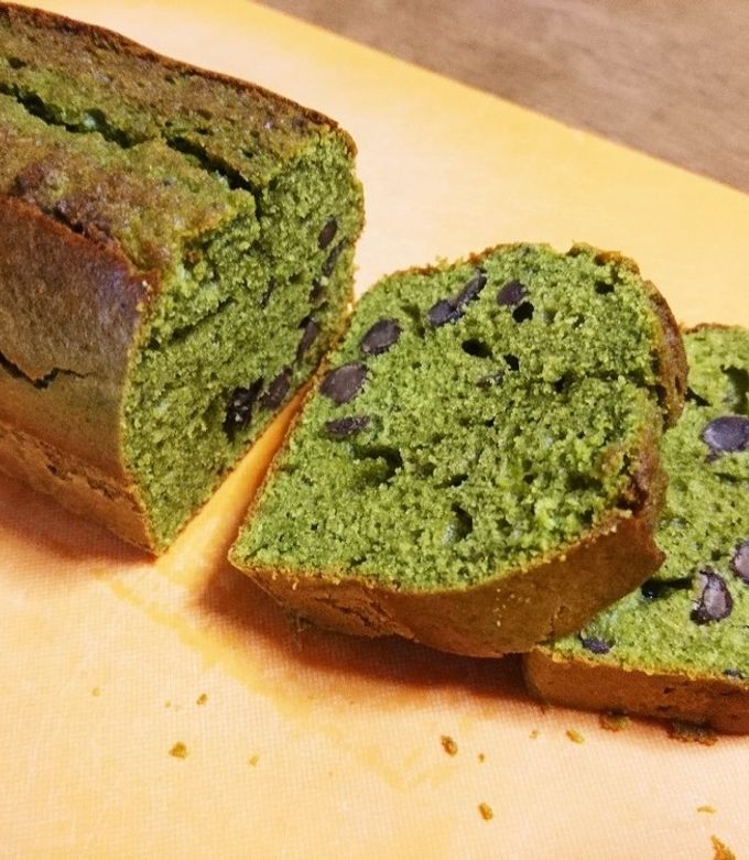 Hmで抹茶と小豆のパウンドケーキ by クックYT3MI2☆ 【クックパッド