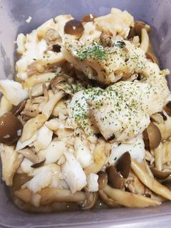 鱈としめじのバター醤油炒め-レシピのメイン写真