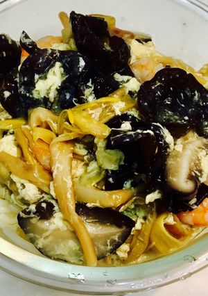 中華料理小厨娘 香菇虾仁打卤面！海老麺！-レシピのメイン写真