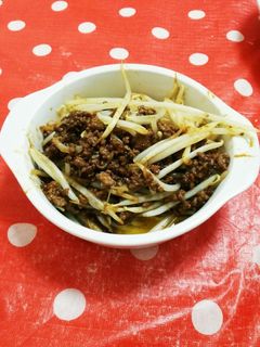 もやしと挽き肉のカレー炒め-レシピのメイン写真