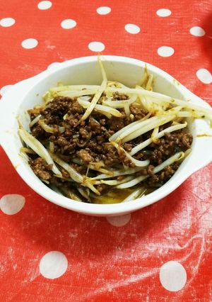 もやしと挽き肉のカレー炒め-レシピのメイン写真