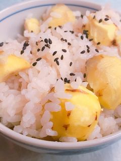秋!簡単な栗ご飯-レシピのメイン写真
