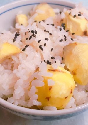 秋!簡単な栗ご飯-レシピのメイン写真