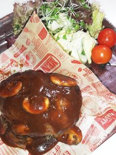 煮込みハンバーグ-レシピのメイン写真