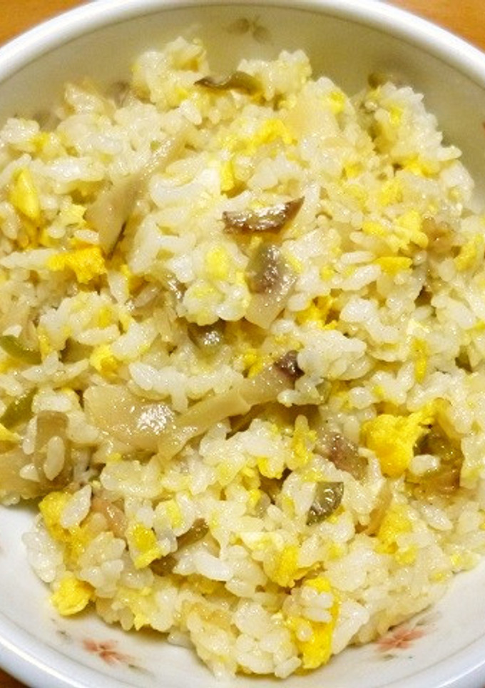 シンプル♪かんたん♪ザーサイと卵の炒飯♪-レシピのメイン写真