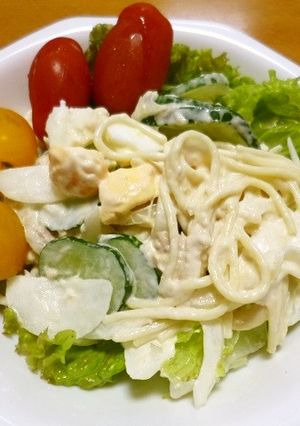 基本のスパゲティーサラダ♪-レシピのメイン写真