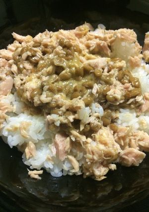 錬金術シリーズ 納豆ツナ丼-レシピのメイン写真