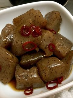 こんにゃくの甘辛く炊いたん-レシピのメイン写真