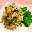 変り種!いぶりがっこと竹輪のポテトサラダ