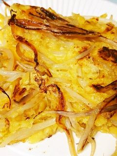 簡単おかず♪もやしのお焼き-レシピのメイン写真