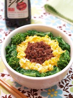 焼肉のたれで簡単!牛そぼろ丼-レシピのメイン写真