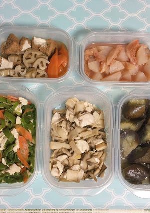 今週のお弁当の下準備52-レシピのメイン写真