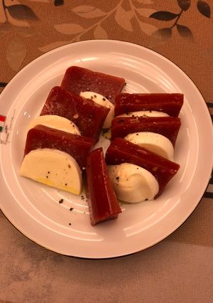 濃厚トマトゼリーでカプレーゼ-レシピのメイン写真