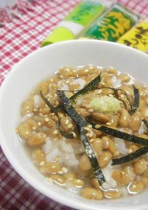 ハマるぅ～★☆薬味納豆　ＤＥ　お茶漬け-レシピのメイン写真