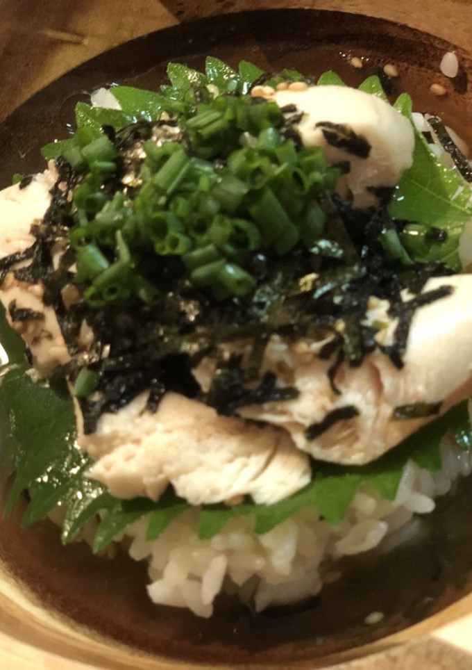 ささみのぶっかけ飯(1人用)-レシピのメイン写真