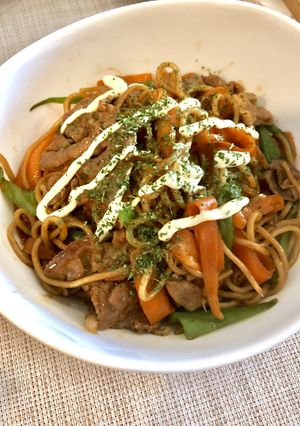 人参た〜っぷり焼きそば-レシピのメイン写真