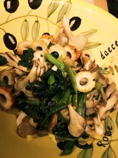 王道きのことほうれん草のバター炒め-レシピのメイン写真