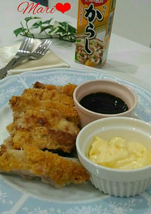みんな大好きとんかつ☆辛子マヨソース添え-レシピのメイン写真