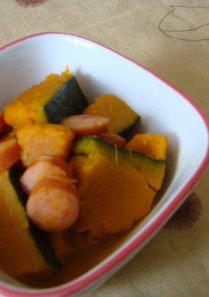 ◇かぼちゃとウインナーの洋風煮◇-レシピのメイン写真