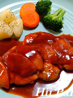 ポークチャップ アップル風味-レシピのメイン写真