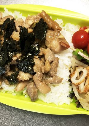 旦那弁当178♥焼き鳥丼弁当!-レシピのメイン写真