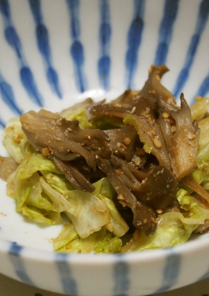 舞茸キャベツごま和え♪舞茸が香る♪-レシピのメイン写真