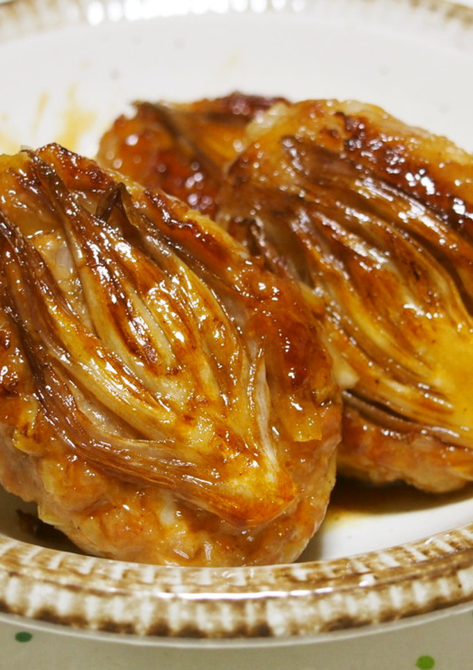 みょうがのせ♪みょうが照り焼きバーグ♪-レシピのメイン写真
