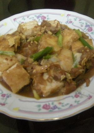 ベトナムで揚げ出し豆腐の卵とじ！-レシピのメイン写真
