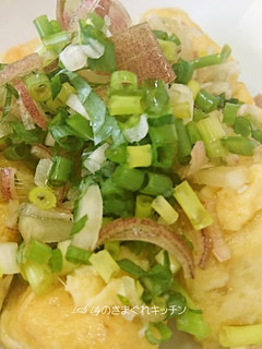 薬味たっぷり揚げ焼き豆腐-レシピのメイン写真