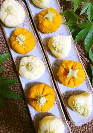 秋の材料で和菓子作り-レシピのメイン写真