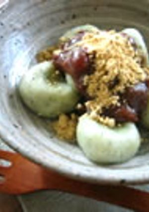 豆腐よもぎ団子-レシピのメイン写真