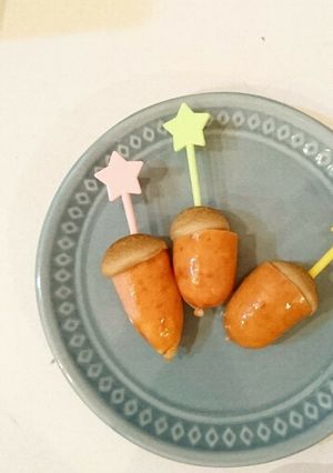 簡単！お弁当おかずに！どんぐりウインナー-レシピのメイン写真