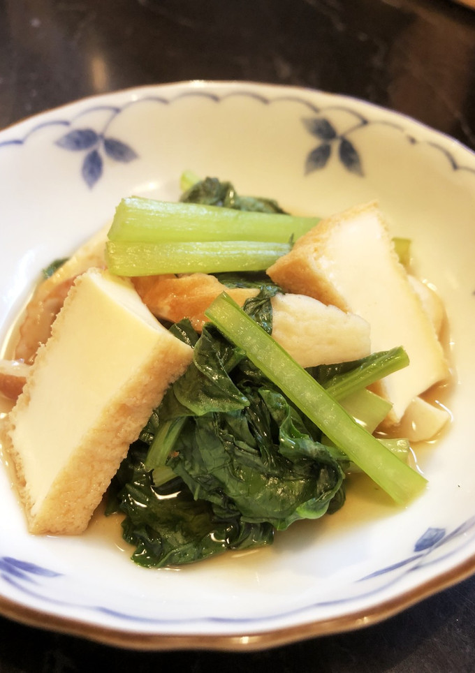 小松菜ちくわ厚揚げのさっと煮-レシピのメイン写真