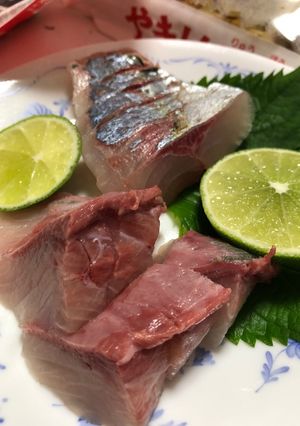 カンパチ シマアジのお刺身-レシピのメイン写真