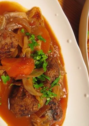 鶏団子のトマト煮込み-レシピのメイン写真