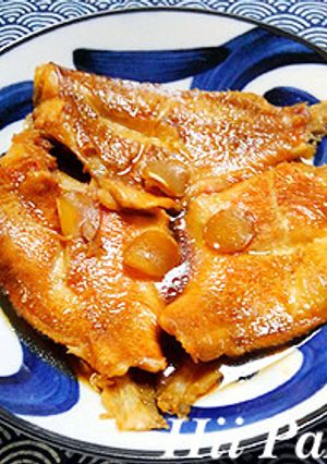 フライパンで簡単！解凍赤魚の煮付け-レシピのメイン写真