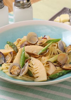 あさりと筍のバターしょうゆパスタ-レシピのメイン写真