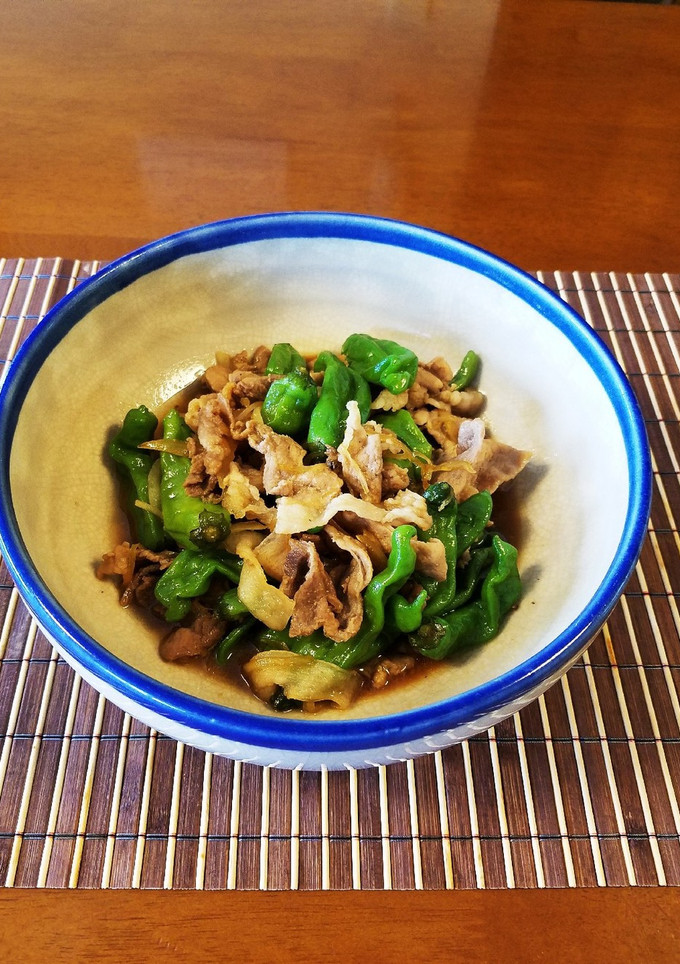 豚肉ししとう玉葱の炒め煮-レシピのメイン写真