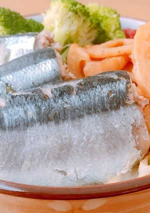 秋刀魚の水煮-レシピのメイン写真