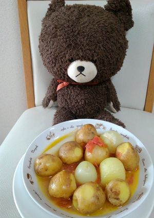 鰹だしとトマトの醤油を使わない煮物-レシピのメイン写真