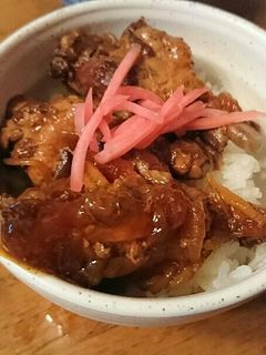 牛丼風手羽元丼-レシピのメイン写真